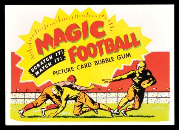 AP 1951 Topps Magic Football